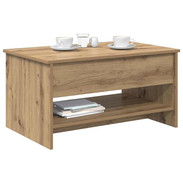 Couchtisch Artisan-Eiche 80x50x41 cm Holzwerkstoff