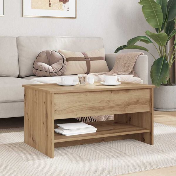 Couchtisch Artisan-Eiche 80x50x41 cm Holzwerkstoff