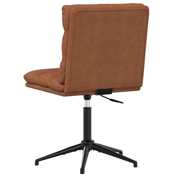 Esszimmerstuhl Braun Kunstleder