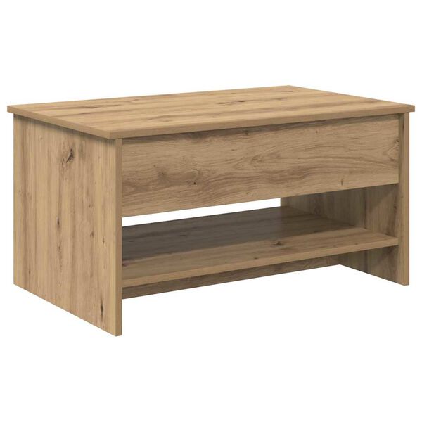 Couchtisch Artisan-Eiche 80x50x41 cm Holzwerkstoff