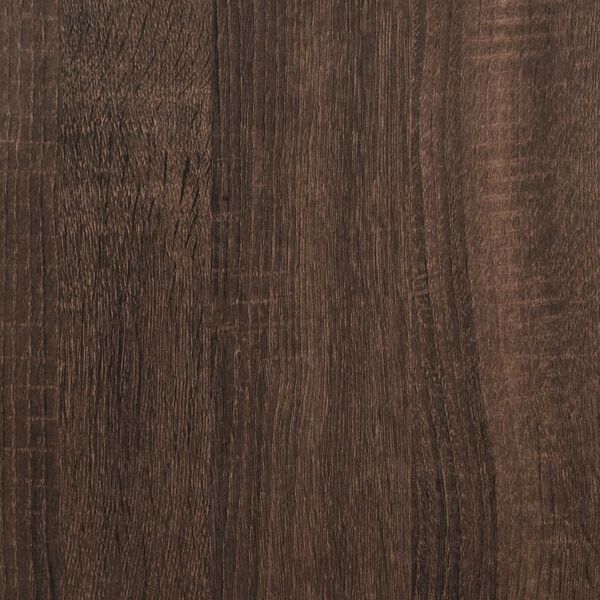 Bücherregal Braun Eichen-Optik 60x24x76 cm Holzwerkstoff